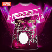 Personalized Name Drum24 All Over Printed Unisex TShirt