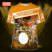Personalized Name Drum26 All Over Printed Unisex TShirt