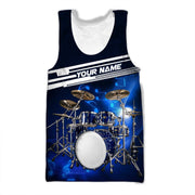 Personalized Name Drum18 All Over Printed Unisex TShirt