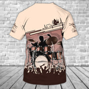 Personalized Name Drum Player All Over Printed Unisex Shirt - LP02