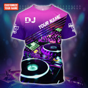 Personalized Name DJ 49 All Over Printed Unisex Shirt P230410