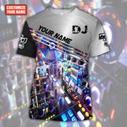 Personalized Name DJ 50 All Over Printed Unisex Shirt P230401