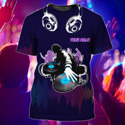 Personalized Name DJ All Over Printed Unisex Shirt - NP01