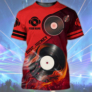 Personalized Name DJ 58 All Over Printed Unisex Shirt