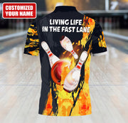Personalized Name Bowling Dad All Over Printed Unisex Shirt