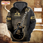 Personalized Name Guitar All Over Printed Unisex Shirt