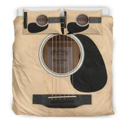Wood Guitar All over printed Bedding Set