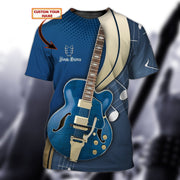 Personalized Name Electric Guitar NP1 All Over Printed Unisex Shirt