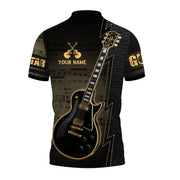 Personalized Name Guitar All Over Printed Unisex Shirt