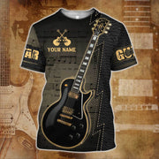 Personalized Name Guitar All Over Printed Unisex Shirt