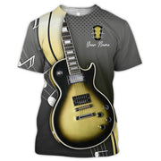 Personalized Name Electric Guitar Ph2 All Over Printed Unisex Shirt