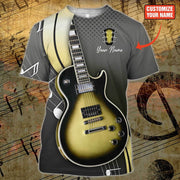 Personalized Name Electric Guitar Ph2 All Over Printed Unisex Shirt
