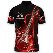 Personalized Name Electric Guitar 11 All Over Printed Unisex Shirt