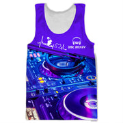 Personalized Name DJ 66 All Over Printed Unisex Shirt