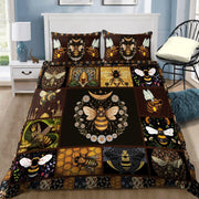 Honey Bee The Queen All Over Printed Bedding Set