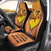 Honey Bee Q2 Hold on Funny Car Seat Covers Universal Fit Set 2