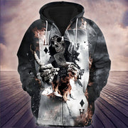 Skull Poker All Over Printed Unisex Shirt Q050512