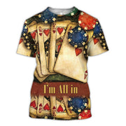 Poker I'm All In All Over Printed Unisex Shirt