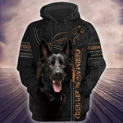 Black german shepherd All Over Printed Unisex Shirt