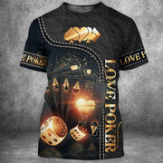 Love Poker All Over Printed Unisex Shirt