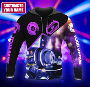 Personalized Name Disc Jockey All Over Printed Unisex Shirt