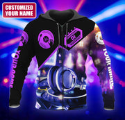 Personalized Name Disc Jockey All Over Printed Unisex Shirt
