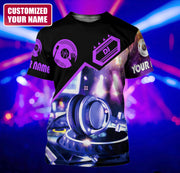 Personalized Name Disc Jockey All Over Printed Unisex Shirt