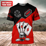 Personalized Name Poker Q4 All Over Printed Unisex Shirt