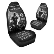 Personalized Name Disc Jockey Q3 Hold on Car Seat Covers Universal Fit - Set 2