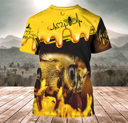 Personalized Name Honey Bee Q5 All Over Printed Unisex Shirt
