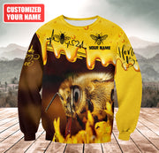 Personalized Name Honey Bee Q5 All Over Printed Unisex Shirt