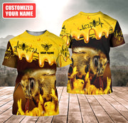 Personalized Name Honey Bee Q5 All Over Printed Unisex Shirt