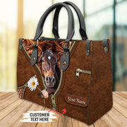 Horse Q4 Personalized Leather Handbag