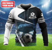Personalized Name Football All Over Printed Unisex Shirt