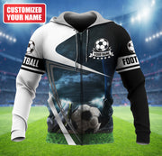 Personalized Name Football All Over Printed Unisex Shirt