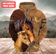 Personalized Name Love Horse Q5 All Over Printed Unisex Shirt
