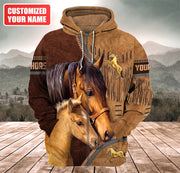 Personalized Name Love Horse Q5 All Over Printed Unisex Shirt