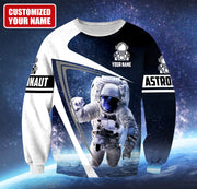 Personalized Name Astronaut All Over Printed Unisex Shirt