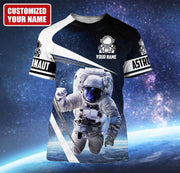 Personalized Name Astronaut All Over Printed Unisex Shirt