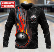 Personalized Name Bowling Q14 All Over Printed Unisex Shirt