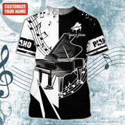 Personalized Name Piano Q9 All Over Printed Unisex Shirt