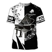 Personalized Name Piano Q9 All Over Printed Unisex Shirt