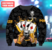 Personalized Name Poker Cheer All Over Printed Unisex Shirt
