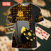 Personalized Name Poker Q22 All Over Printed Unisex Shirt