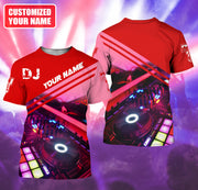 Personalized Name Disc Jockey Q52 All Over Printed Unisex Shirt