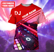 Personalized Name Disc Jockey Q52 All Over Printed Unisex Shirt