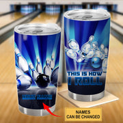 Personalized Name Bowling Q3 Tumbler 20oz 30oz Cup