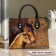 Horse Q6 Personalized Leather Handbag