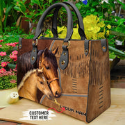 Horse Q6 Personalized Leather Handbag