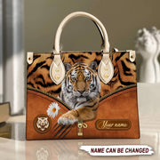 Cool Tiger Q2 Personalized Leather Handbag